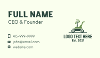 Tree Garden Lawn Mowing Business Card