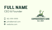 Tree Garden Lawn Mowing Business Card Image Preview