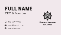 Hammer Cog Mechanic Business Card Design