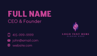 Mystic Crystal Hand  Business Card Design