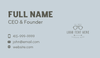 Premium Optical Eyeglasses Business Card Design