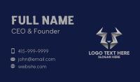 Jagged Business Card example 2