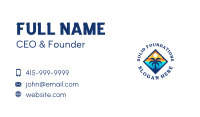 Tropical Island Coastal Business Card