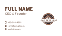 Brick Tiles Roofing Business Card
