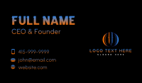 Vocal Studio Microphone Business Card