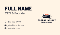 Asian Sushi Wave Business Card