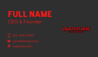 Trick Or Treat Business Card example 2