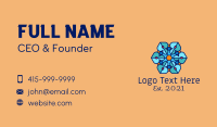 Flower Centerpiece Pattern  Business Card Design