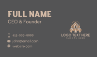 Woodwork Flooring House Business Card