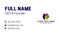 Creative Marketing Letter K Business Card