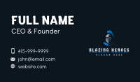 Knight Helmet Armor Business Card Image Preview