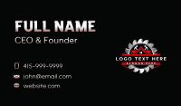 Hammer Carpentry Builder Business Card Design