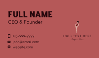 Sexy Swimwear Woman Business Card Design