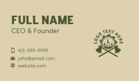 Axe Log Woodwork Business Card