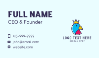 Creative Crown Bird  Business Card