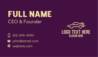 Simple Car Lines Business Card