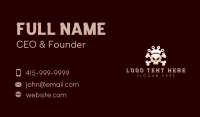 Skull Gambling Game   Business Card