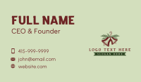 Christmas Bell Decoration Business Card Design