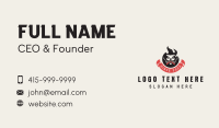 Flame Barbecue Grill Business Card