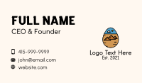 Ancient Pyramid Egg  Business Card Design