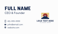 Mountain Peak Summit Business Card Design