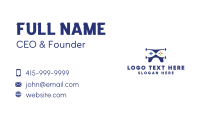 Blue Drone Business Card example 4