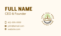 Forest Wood Lumber Saw Business Card