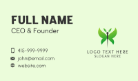 Natural Acupuncture Butterfly Business Card