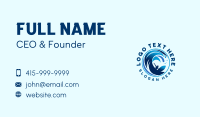 Surfing Ocean Waves Business Card