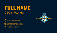 Soccer Varsity Rooster Business Card