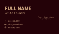 Premium Jewelry Store Business Card Design