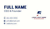 American Eagle Airline Letter S Business Card