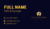 Premium Feather Quill Business Card Design