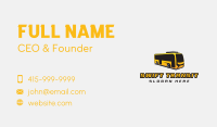 Travel Tour Bus Business Card Image Preview