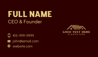 Luxury Roof Property Business Card