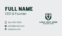 Tuxedo Suit Shield Business Card Design