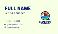 Sunset Property View Business Card Image Preview