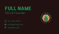 Lumberjack Woodwork Tree Business Card