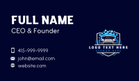 Car Auto Wash Maintenance Business Card