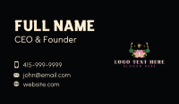 India Lotus Flower Business Card