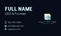 Corporate Building Sunrise Business Card