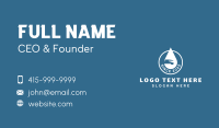 Faucet Droplet Plumber Business Card