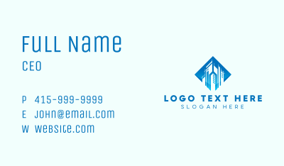 Architect Building Contractor Business Card