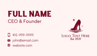 High Heels Business Card example 1