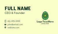 Organic  Plant Egg Business Card