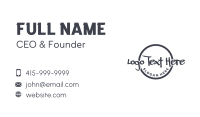 Freestyle Business Card example 4