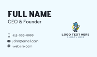 Shark Wrench Mechanic Business Card