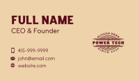 Maroon Vintage Business Business Card