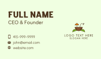 Coconut Shell Business Card example 2