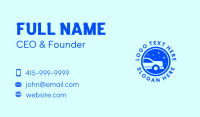 Carwash Circle Sparkle Business Card